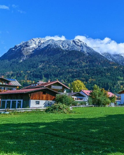 Oberstdorf in the Allgäu region is Germany's southernmost village, renowned for its idyllic Alpine setting