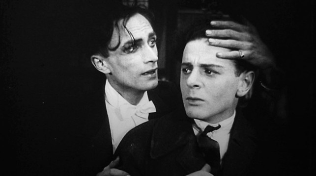 Anders als die Andern (Different From the Others), 1919; dir. Richard Oswald; Conrad Veidt (Paul Körner) & Fritz Schulz (Kurt Sivers)