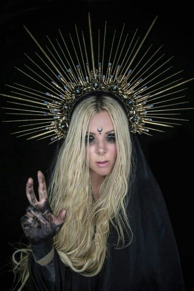 Maria Brink, singer of the US rock/metal band In This Moment.