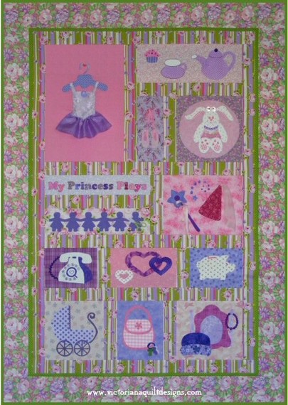 My Princess Plays quilt. 