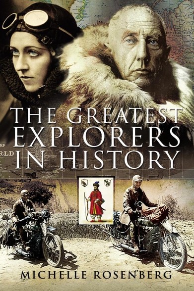 This is a book about one of the first recorded pilgrims who climbed Mount Sinai; it’s about Amelia Earhart, the famous American aviator whose story and disappearance continues to capture the world’s imagination. It’s the story of a doomed expedition to discover the North West Passage, and the tale of Marco Polo, who remained at the court of the Kublai Khan for an incredible 17 years. 
The 50 Greatest Explorers in History brings to life the pioneers in aviation flying thousands of miles with the most basic of maps in open cockpits, exposed to the elements and the unrelenting smell of petrol fumes. They travel by steamboat, on horseback, by rickshaw, motorbike, train, swim with piranhas, embark into black nothingness in new spacecraft, explore by Jeep, yachts, tea boats and elephants, disguise themselves as men, take canoes and use innovative, advanced technological scuba equipment. 
Going where in many cases, no man or woman had ever gone before, some women featured in this books were often denied respect, acknowledgment, or recognition and they determined to break the ‘men's club’ mentality of global exploration from which they were excluded.
