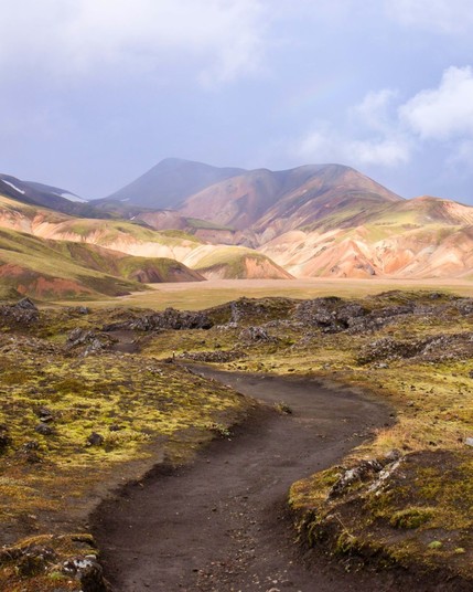 Landmannalaugar is a remote geothermal oasis in the Icelandic Highlands.