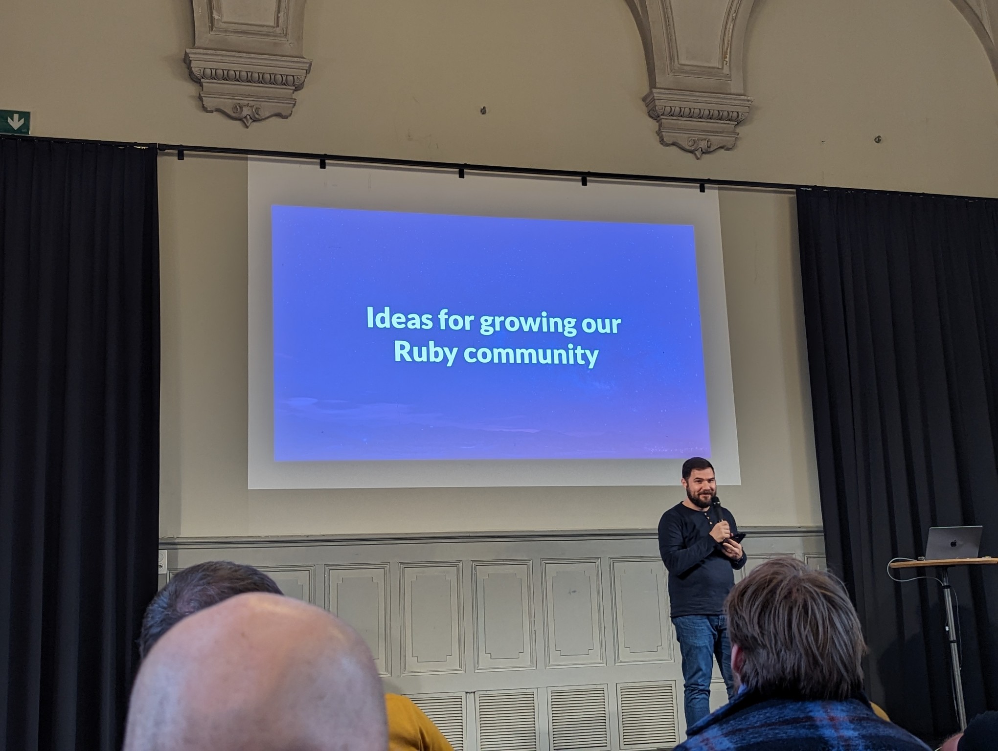 @lucian@ruby.social for a lightning talk about growing the ruby community