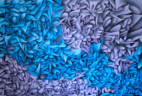 Art on canvas, graffiti abstraction, transformation, fabian zolar, 2021