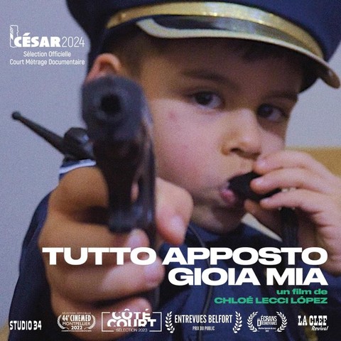 affiche du film de Chloé Lecci López, Tutto apposto gioia mia.