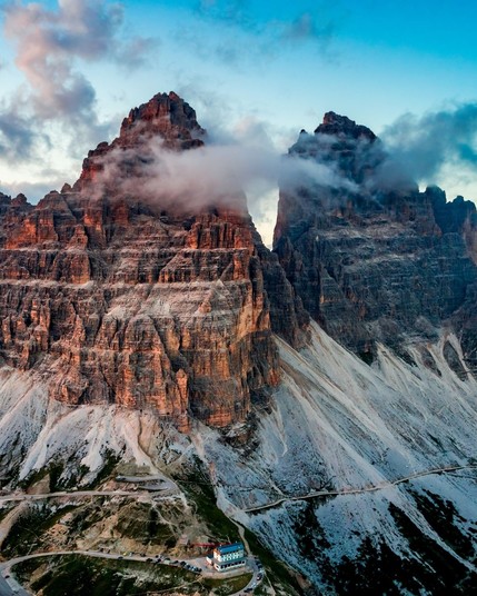 National Nature Park Tre Cime In the Dolomites Alps