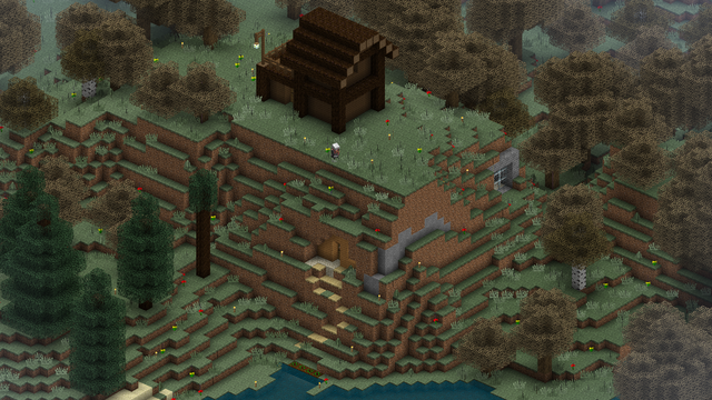 There is base inside of the hill, i'd screenshoted outside