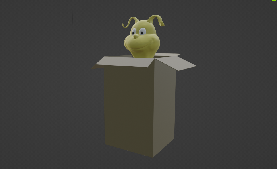 A quick sculpt of Knox from Fox in Socks in a large box