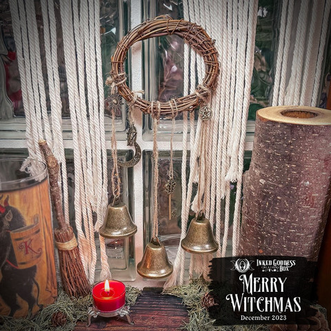 A photo of an item in the exclusive Dec. 2023 "Merry Witchmas" Inked Goddess Creations Box product.