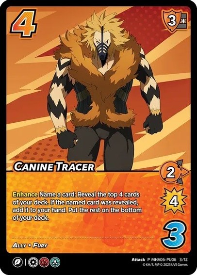 Canine Tracer Promo Card