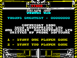 Screenshot of Golden Axe on the ZX Spectrum