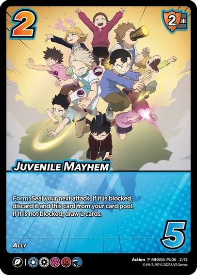 Juvenile Mayhem Promo Card