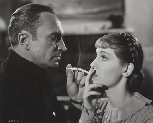 The Spy in Black, 1939; dir. Michael Powell; Conrad Veidt (Captain Ernst Hardt) & Valerie Hobson (The School Mistress)