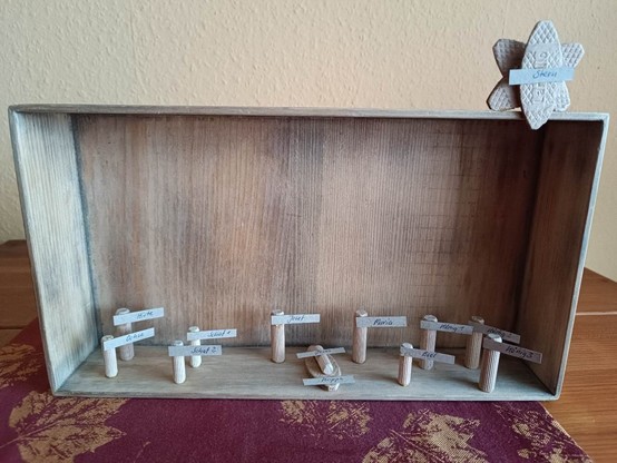 Eine alternative Weihnachtskrippe.