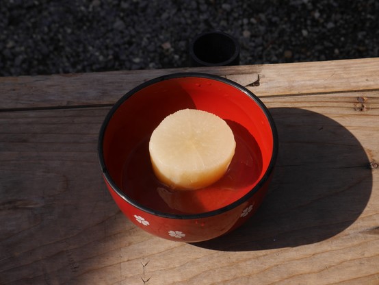 A warm bowl of boiled daikon is the perfect remedy for a chilly winter's afternoon.