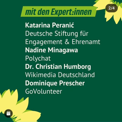 screenshot of the participant list of the event from 10th November 2023