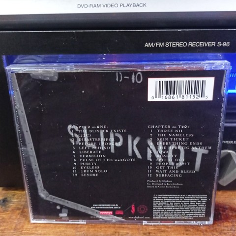 Contra capa do CD 