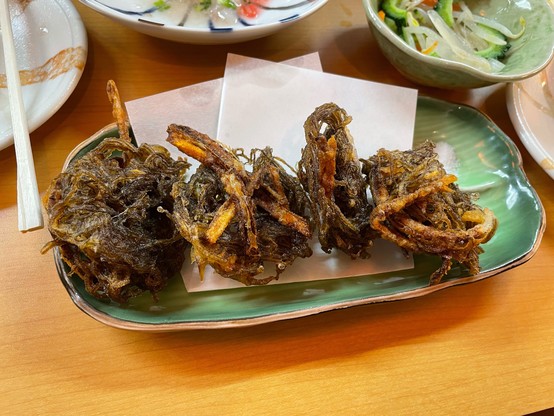 もずくのかき揚げ
