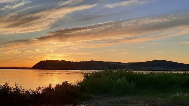 River with near and far shore visible.