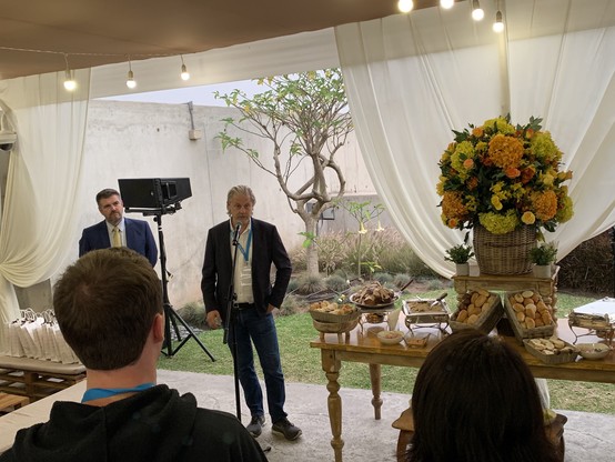 Martin Leucker at the opening ceremony for ICTAC'23