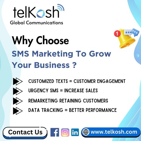 Why choose SMS marketing to grow your business
contact us: https://telkosh.com
