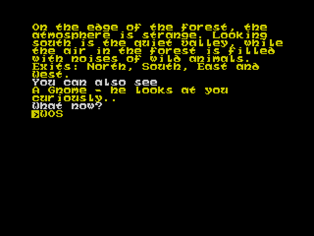 Screenshot of Talisman of Lost Souls on the ZX Spectrum