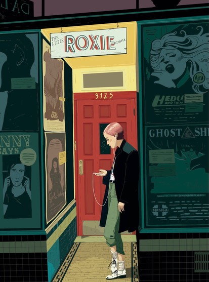 The Little Roxie Cinema de la ilustradora Laura Pérez
