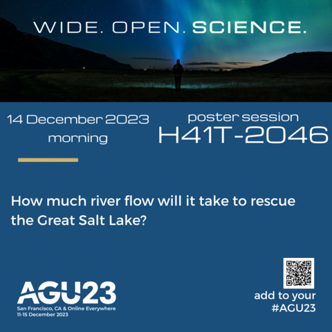 How much river flow will it take to rescue the Great Salt Lake?