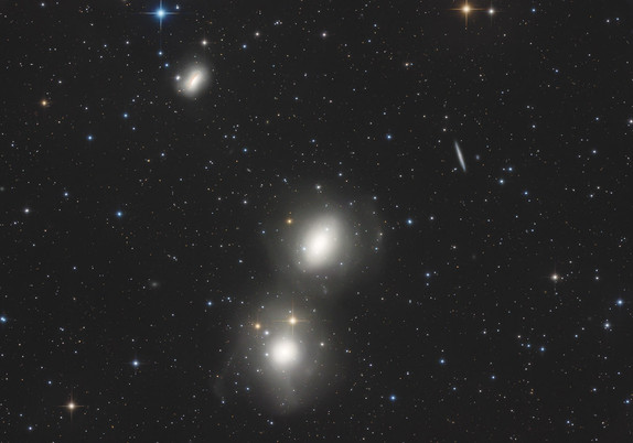 astrofotografie, astronomie, astronomy, astrophotography, dorado, dorado group, galaxy, galaxy cluster, ic, ic2058, ngc, ngc1546, ngc1549, ngc1553, schwertfisch