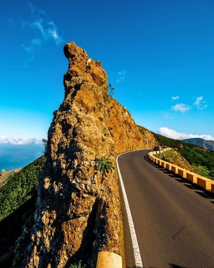 The natural park of Anaga in the northeastern part of Tenerife island, Spain