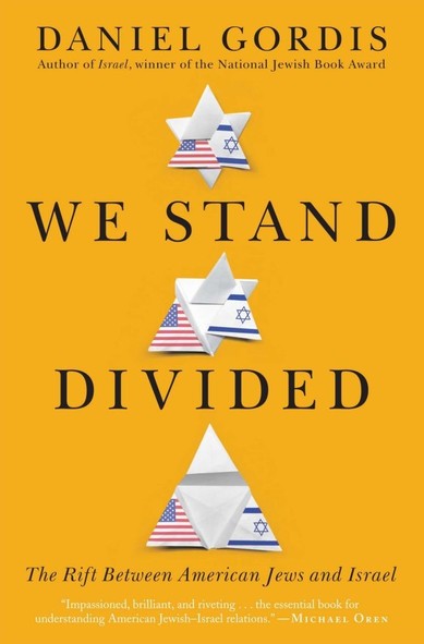 and Israel are at an all-time nadir. Most explanations pin the blame on Israel's conduct: its handling of the conflict with the Palestinians, its attitude toward non-Orthodox Judaism, and the Jewish state's dismissive view of American Jews in general. Others point an accusing finger at American Jews, insisting that in embracing America's progressive values, many American Jews have become more sympathetic to Israel's enemies than they are to the Jewish state.
But these explanations, Daniel Gordis argues, miss the real causes for the divide. Gordis's new book, We Stand Divided: The Rift Between American Jews and Israel, examines the history of the troubled relationship.