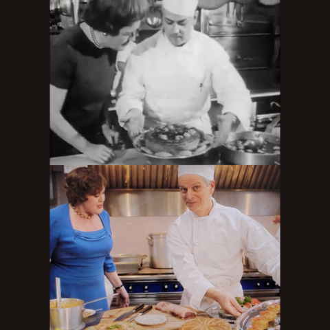 Comparison between Julia in the White House in 1968 and this week's episode on Max!