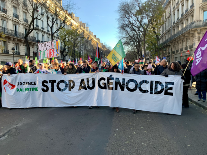 Manifestation pro-palestinienne à Paris : « Je veux pouvoir dire à mon fils que je n’ai pas été complice d’un génocide »