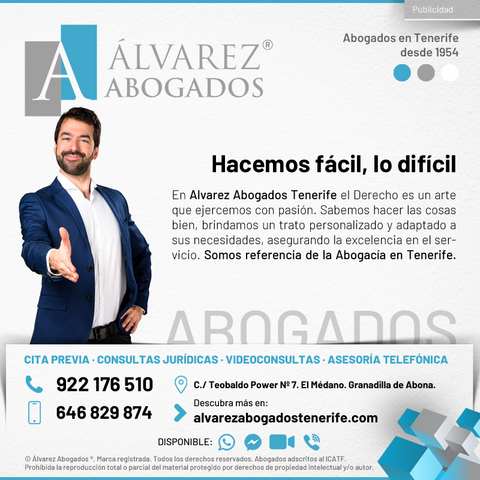 Hacemos fácil, lo difícil. Alvarez Abogados Tenerife.