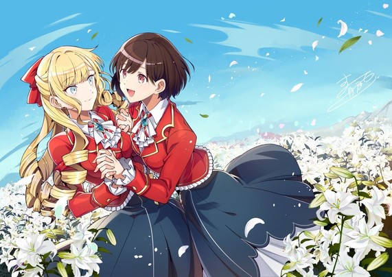 Art by Aonoesu青乃下, featuring Claire François and Rae Taylor.