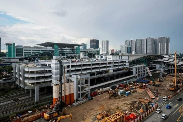 Construction of RTS Link is ongoing. / Photo from linked article.