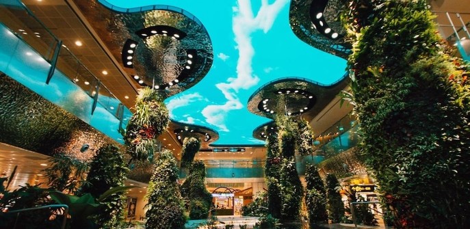 Changi Flughafen Terminal 2: Nachhaltigkeit und Design