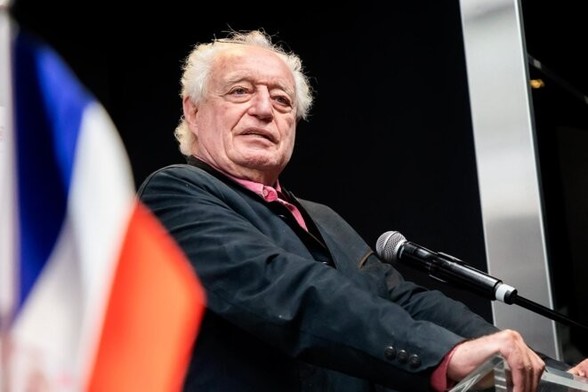 Charles Gave à Paris le 10 novembre 2023. © Photo Vincent Isoré / IP3 via MaxPPP