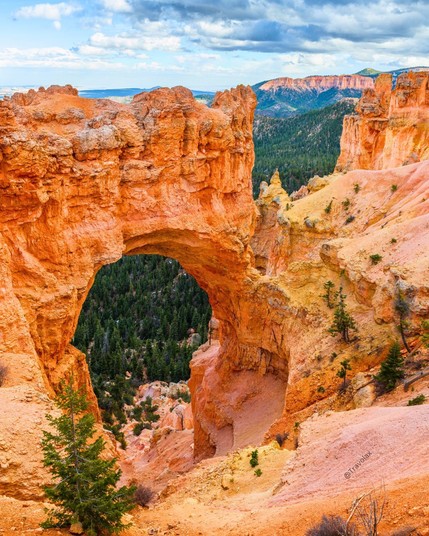 Bryce Canyon National Park with its unique amphitheaters of hoodoos in Utah, USA