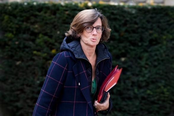 Agnès Firmin Le Bodo à l'Hôtel Matignon à Paris le 20 novembre 2023. © Photo Raphaël Lafargue / Pool / Sipa