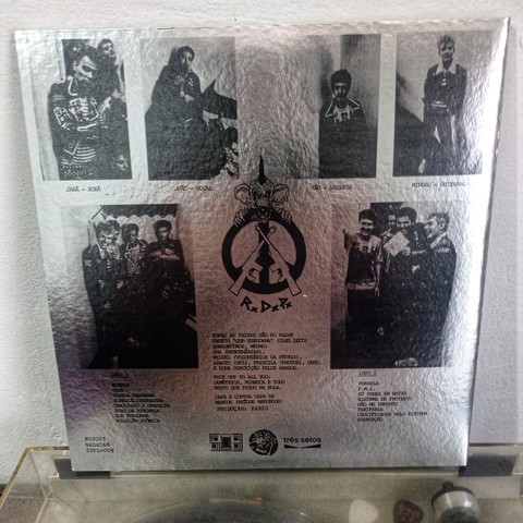 Contra capa do vinil