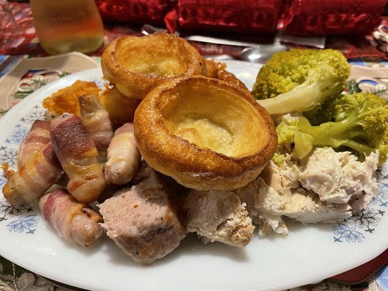 Roast turkey and all the trimmings