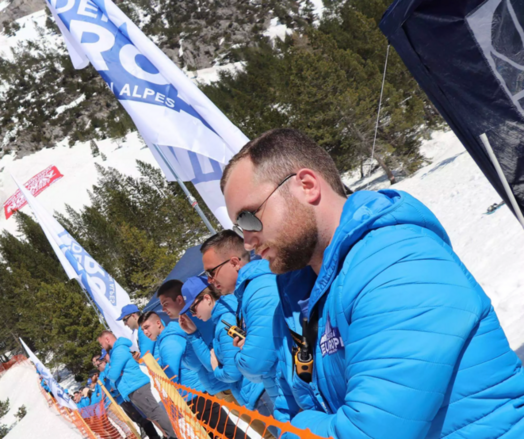 Marc B. (au premier plan), était également présent lors de la « mission Alpes » de la campagne « Defend Europe » de l’organisation d’extrême-droite au printemps 2018. © Photo issue du compte Facebook de Marc B.
