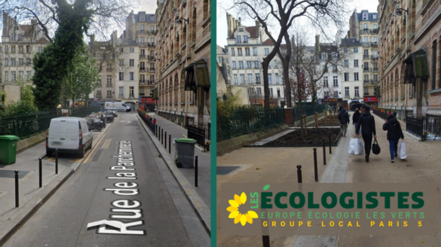 la rue de la Parcheminerie, avant et après