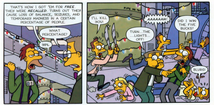 Simpsons Comics #78 is the seventy-eighth issue of Simpsons Comics. It was released in the United Kingdom on March 20, 2003.