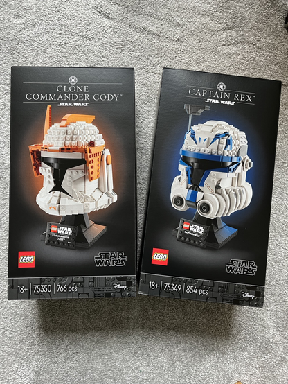 Lego Commander Cody and Captain Rex sets