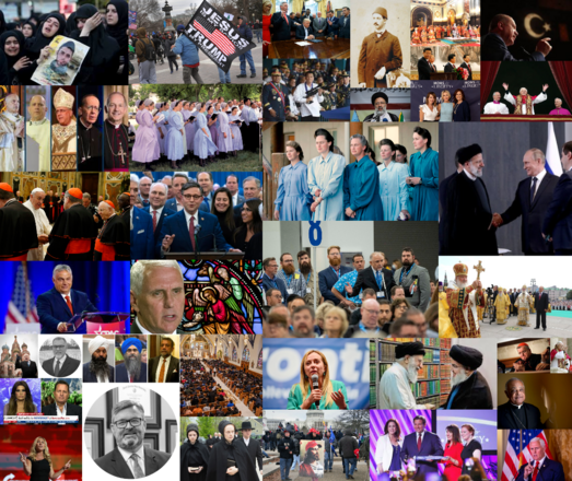Collage of conservatives: looking across all countries, all ethnicities, all religions, being conservative defines #Self or #InGroup versus #Other or #OutGroup. Being #Conservative is purely #Narcissistic and #Selfish