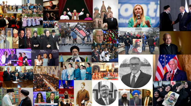 Collage of conservatives: looking across all countries, all ethnicities, all religions, being conservative defines #Self or #InGroup versus #Other or #OutGroup. Being #Conservative is purely #Narcissistic and #Selfish