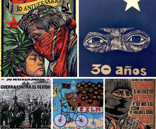 #EZLN ✊ 01.01.1994 - 01.01.2024  30 años del levantamiento zapatista en Chiapas, del inicio de la guerra contra el olvido, contra la muerte y la destrucción. #EZLN30años #EZLN30Aniversario 
