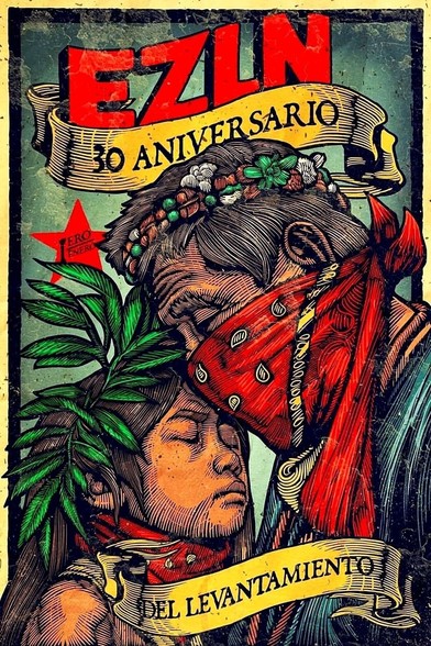 #EZLN ✊ 01.01.1994-01.01.2024 :
30 años del levantamiento zapatista en Chiapas, del inicio de la guerra contra el olvido, contra la muerte y la destrucción.
#EZLN30años #EZLN30Aniversario